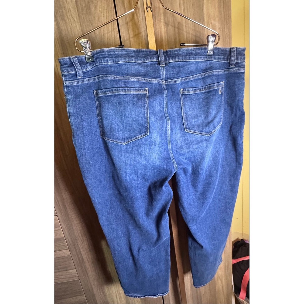 Susan Graver Jeans embroidered bottom size 22W - Picture 4 of 4